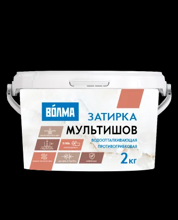 Смесь сухая затирочная "ВОЛМА-Мультишов" СG2 WA, ГОСТ Р 58271 (светло-бежевая), 2кг