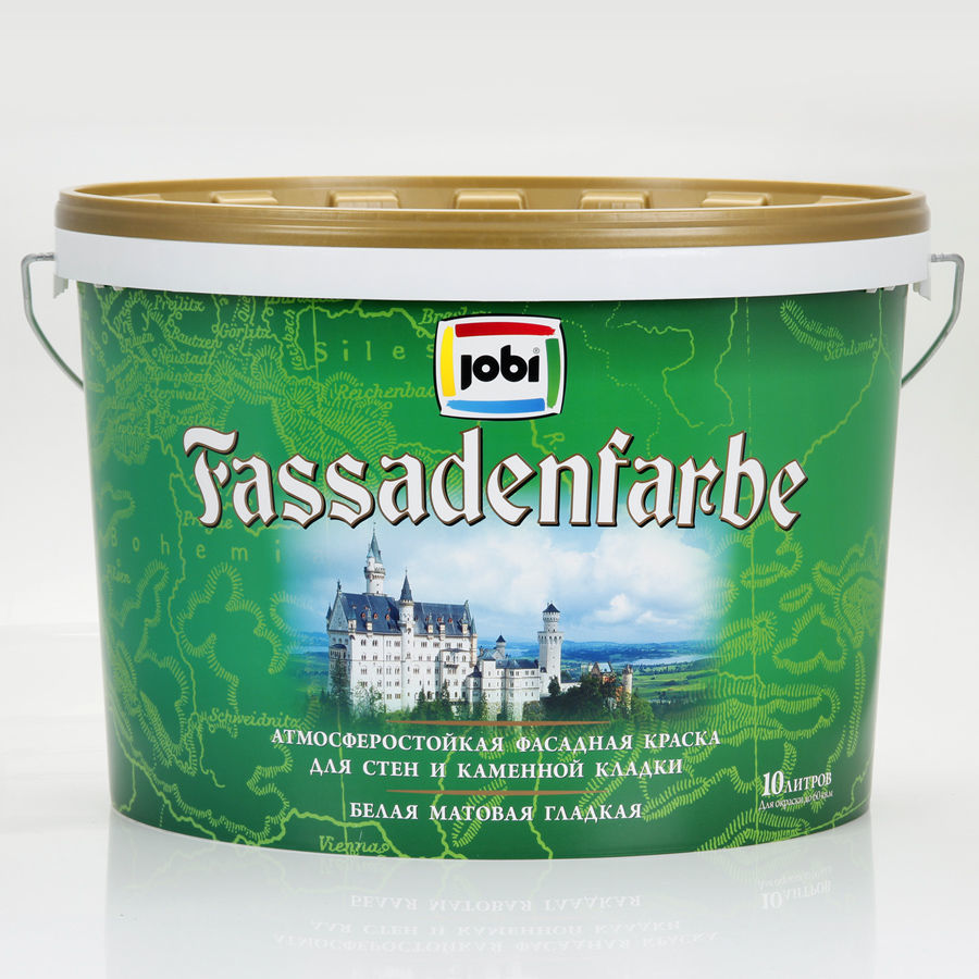Краска Jobi Fassadenfarbe ФАСАДНАЯ 10л/40шт MAJORCA 4