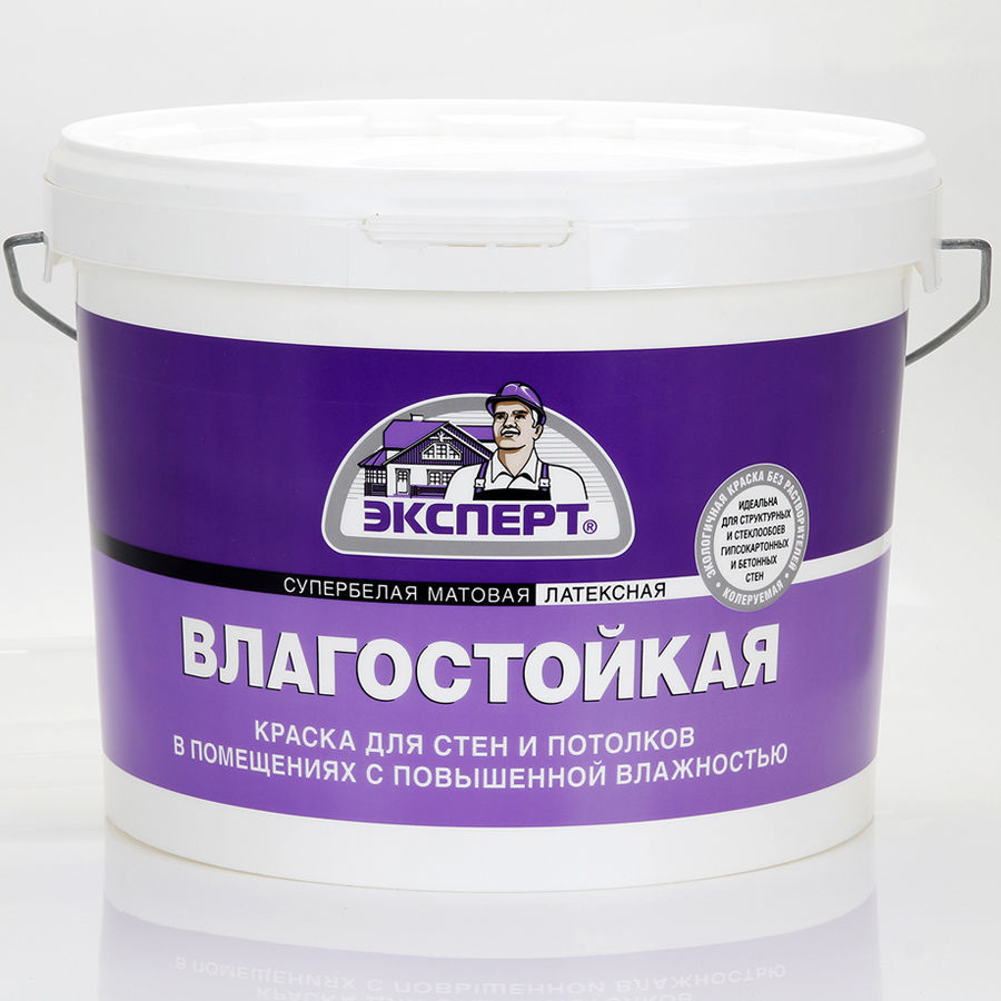 Краска Эксперт ВЛАГОСТОЙКАЯ С/Б 3кг/144шт