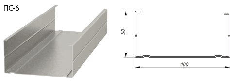 Профиль Албес HARD ПН-4 75х40 (0,60) L=3,00 ( 18шт/уп) (360 шт/пал)