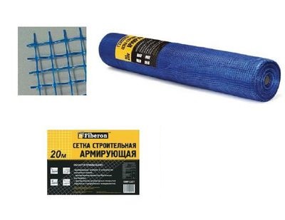 Сетка АРМИРУЮЩАЯ син. Fiberon 1000мм*10м  (10*10)