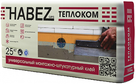 Клей монтажный Хабез ТЕПЛОКОМ 25кг 56шт/под