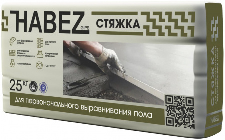 Стяжка цементная Хабез д/нар. и внутр. работ 25кг 56шт/под