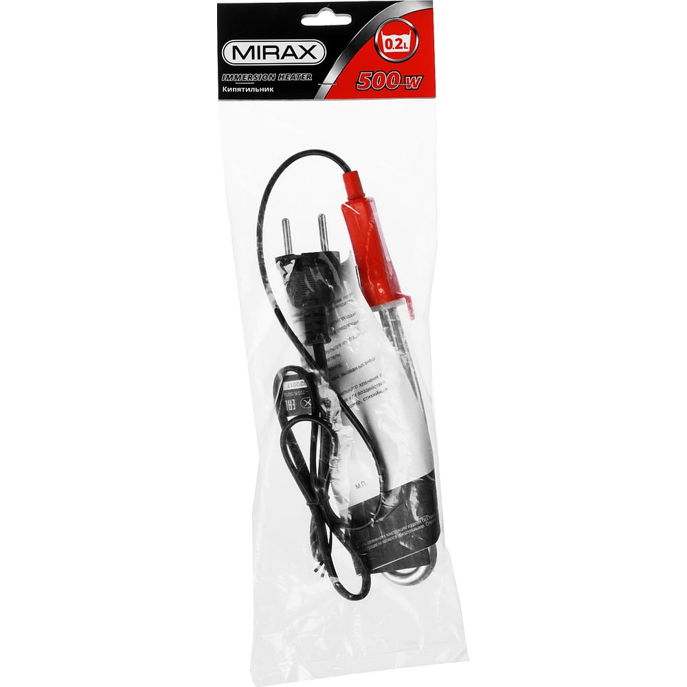 Кипятильник MIRAX 500 Вт, 220В 55418-05