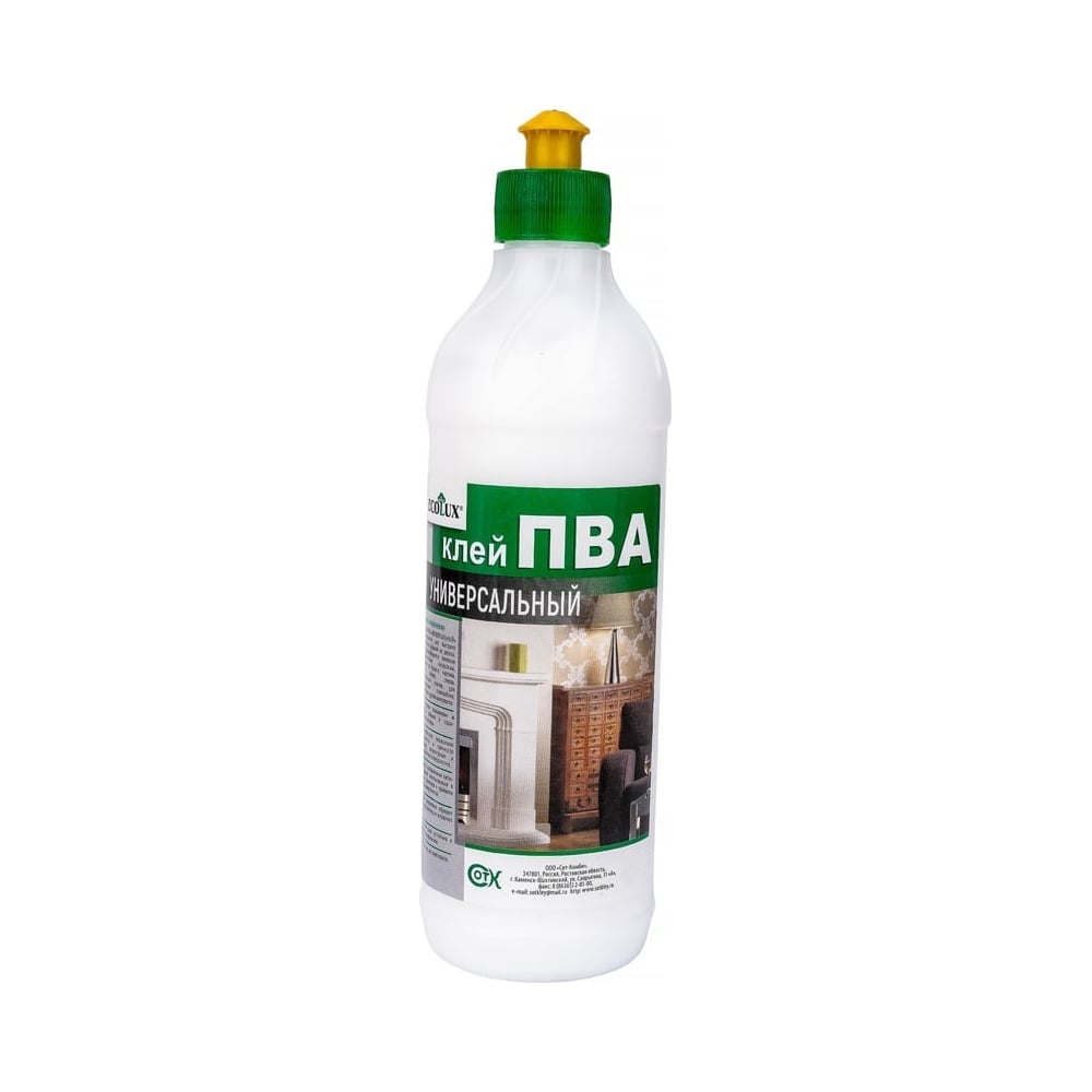 Клей ПВА Ecolux универсальный, 0,25 кг 4607133684709