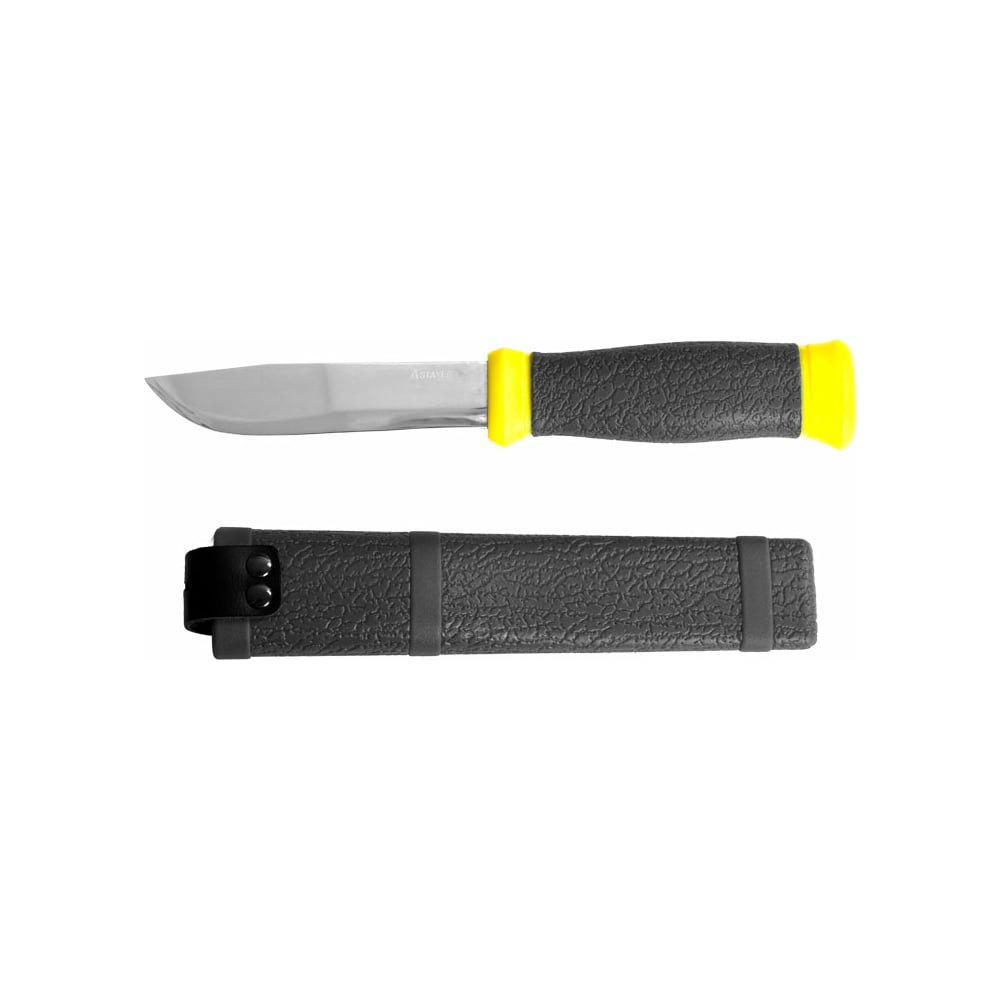 Туристический нож STAYER PROFI пластиковые ножны, лезвие-110мм 47630