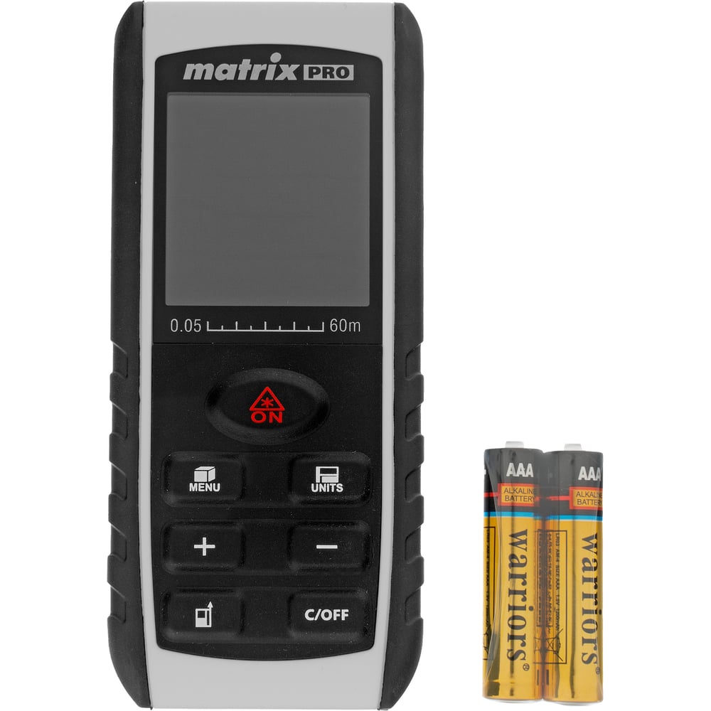 Лазерный дальномер с электронным угломером Matrix LD-60 38016