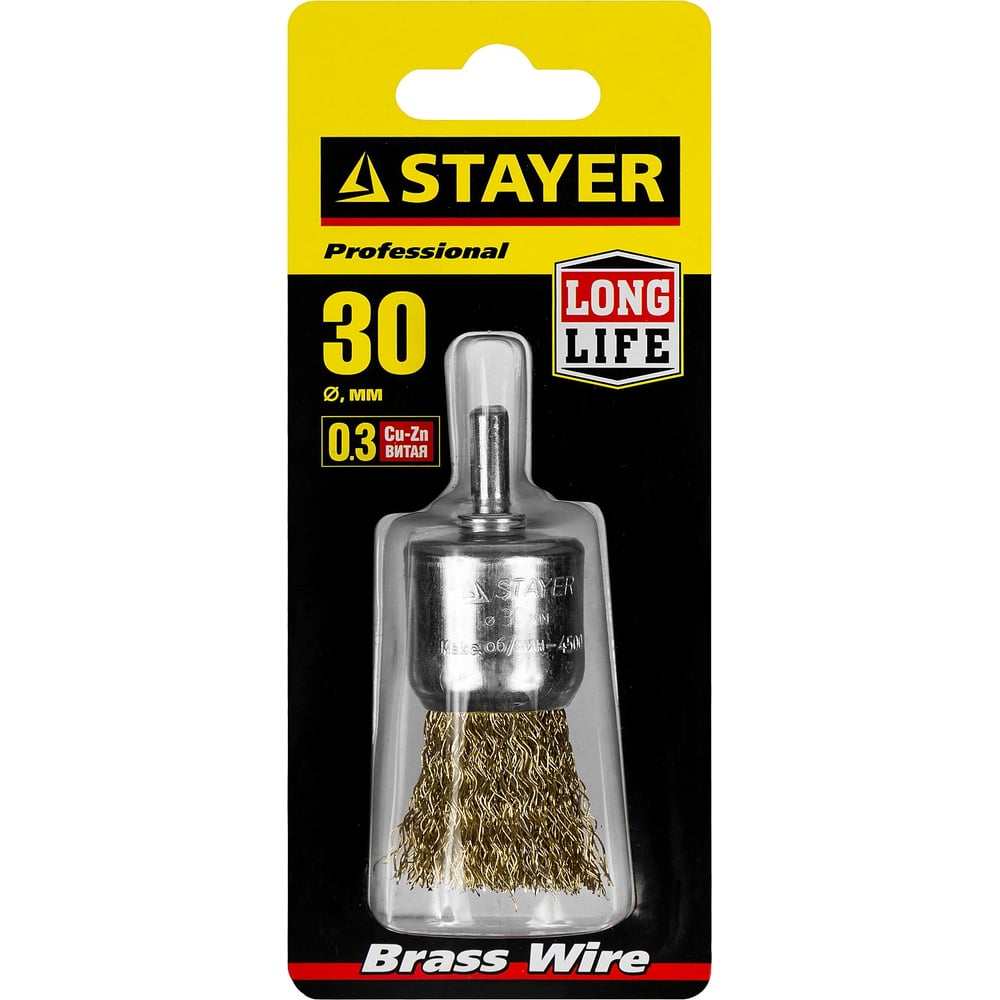 Щетка кистевая STAYER 30 мм для дрели 35113-30