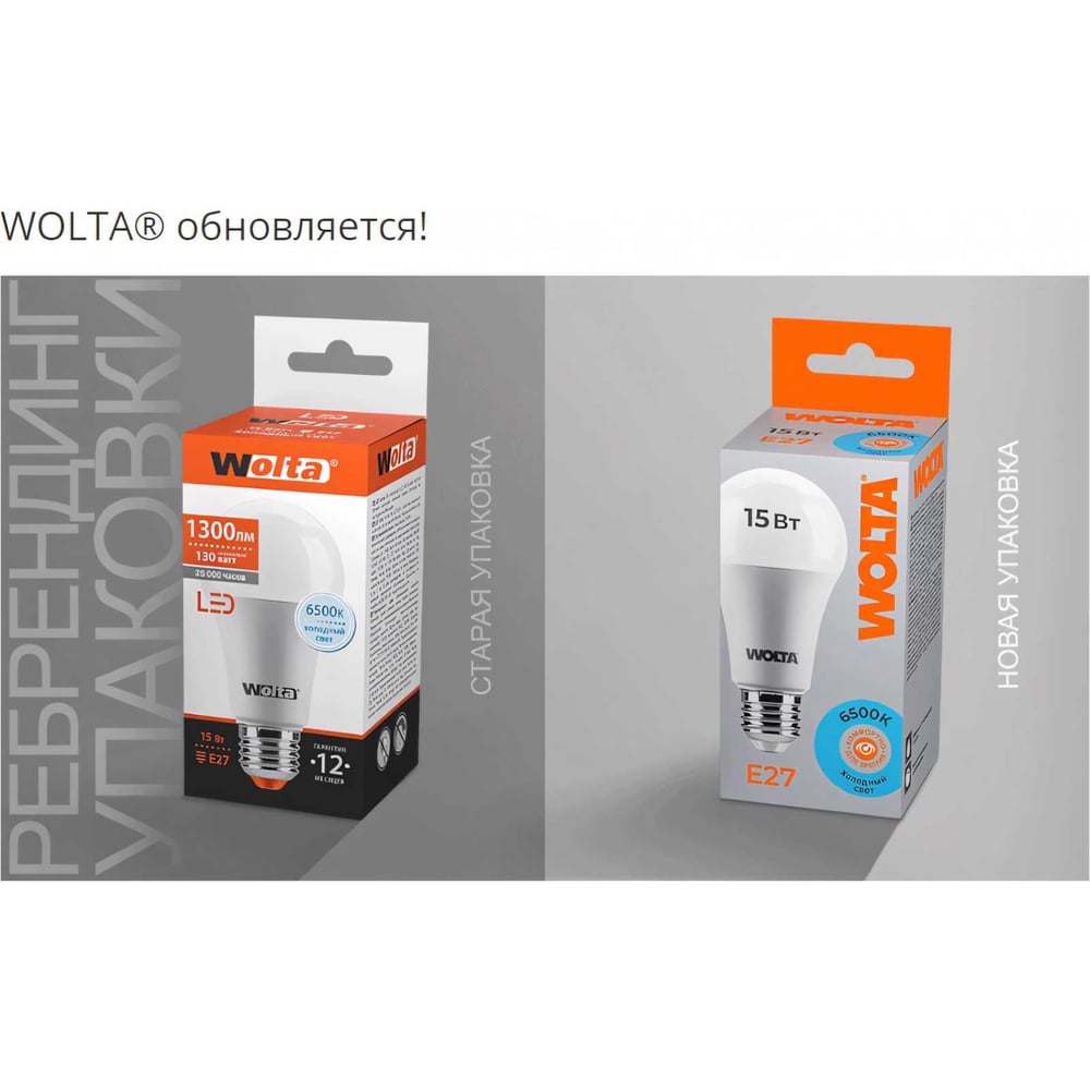 Светодиодная лампа Wolta 25Вт 4000К E27 25S67BL25E27