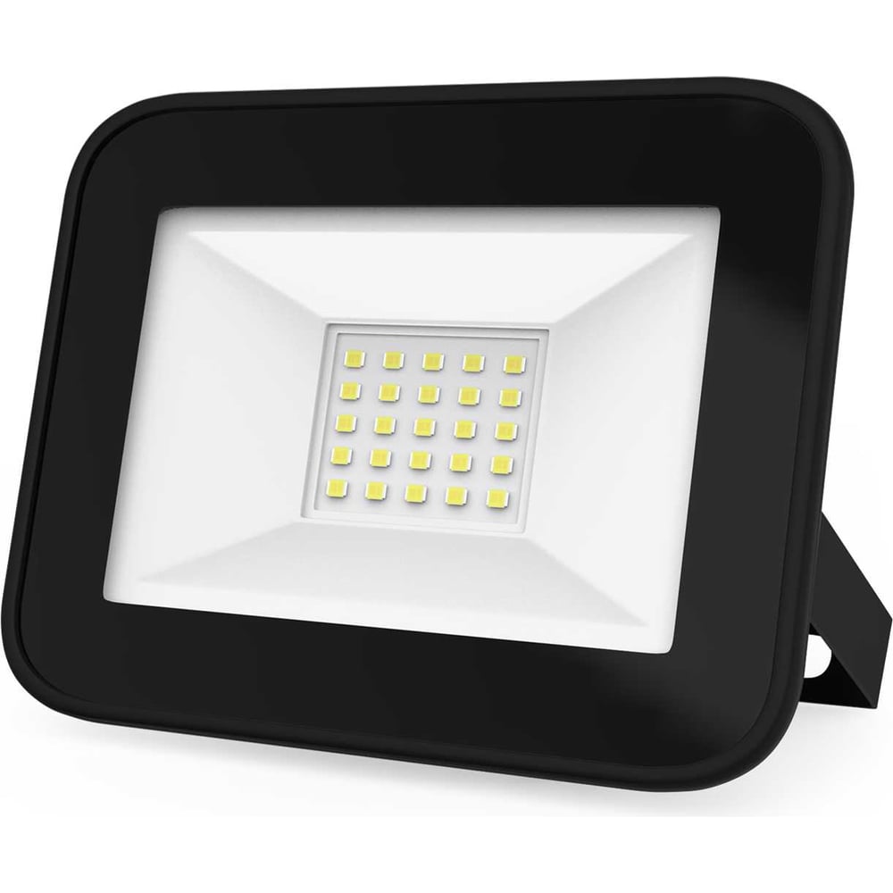 Светодиодный прожектор Gauss Elementary 20W 1700lm IP65 6500К ПРОМО черный 613100320P