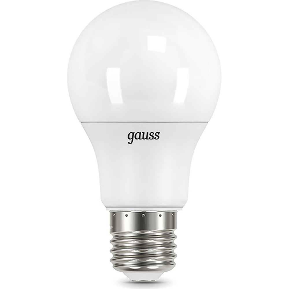 Лампа Gauss LED A60 10W E27 880lm 3000K 102502110