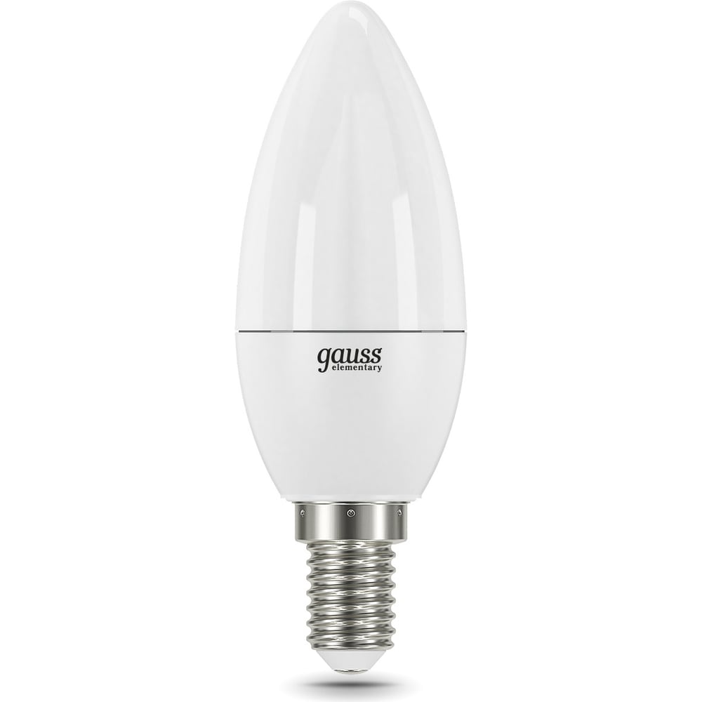Лампа Gauss LED Elementary Свеча 12W 880Лм E14 3000K SQ 33112