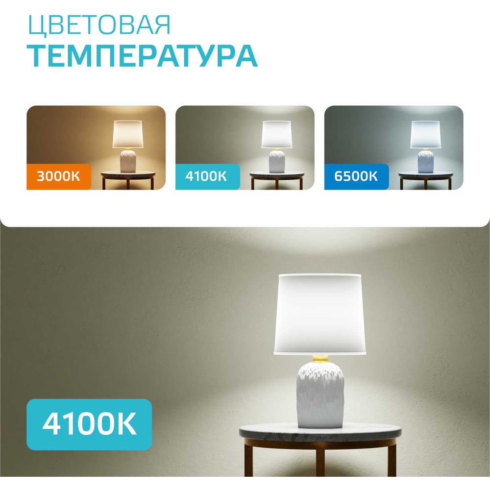 Лампа Gauss LED Elementary Globe 6W E14 4100K SQ 53126
