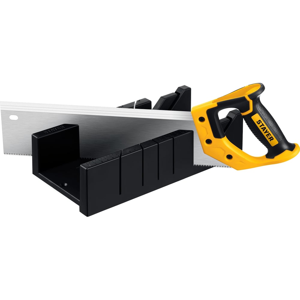 Пластиковое стусло с пилой STAYER Professional 105х55 мм, 350 мм 15395-35_z01