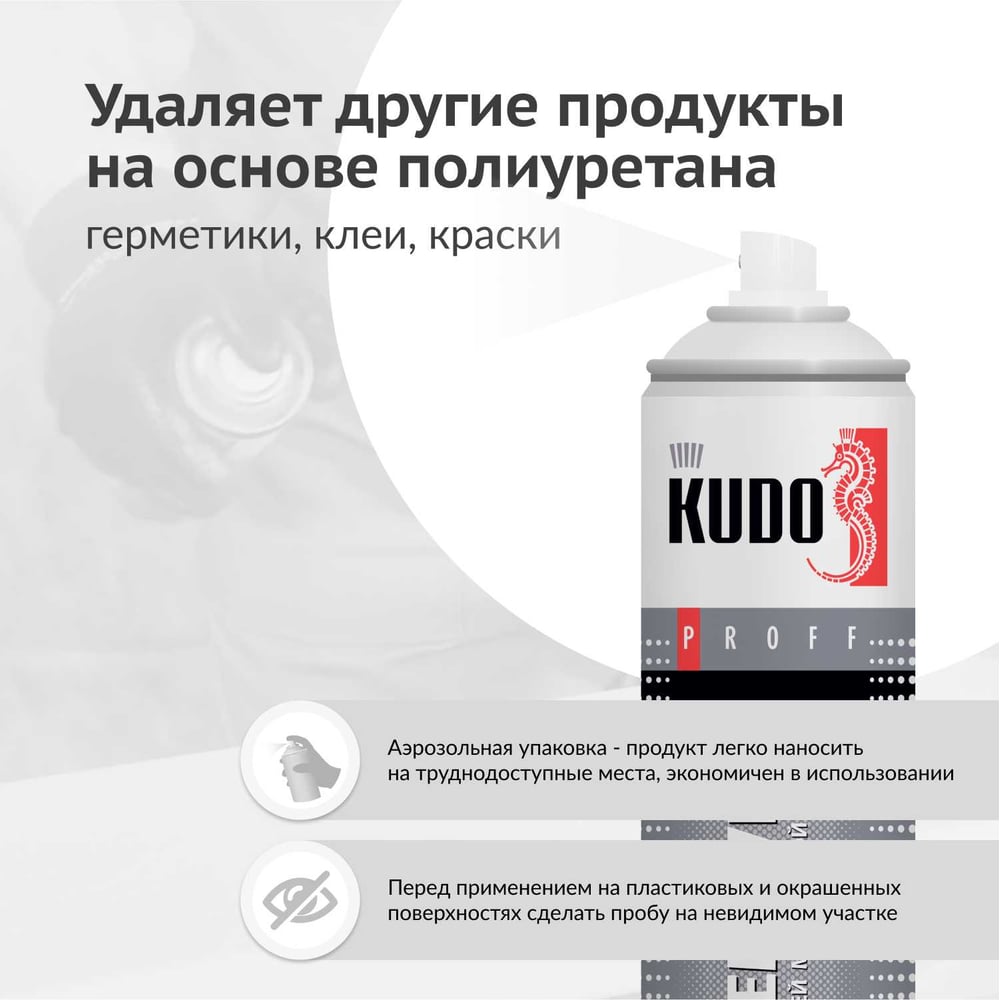 Удалитель застывшей монтажной пены KUDO FOAM REMOVER KUPH04R