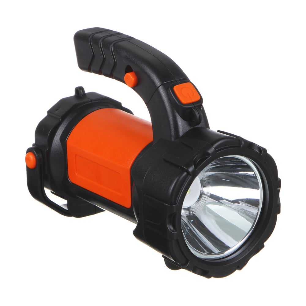 Фонарь ЕРМАК прожектор, 1 LED + 1 COB, 3Вт + 3Вт, аккумулятор 2400мАч, USB, 17х13см, пластик 223-005