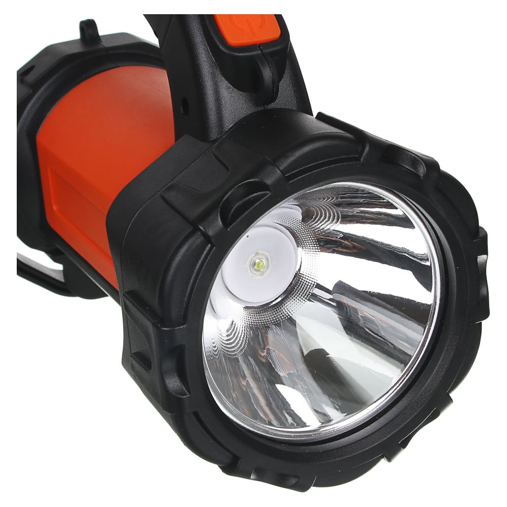 Фонарь ЕРМАК прожектор, 1 LED + 1 COB, 3Вт + 3Вт, аккумулятор 2400мАч, USB, 17х13см, пластик 223-005