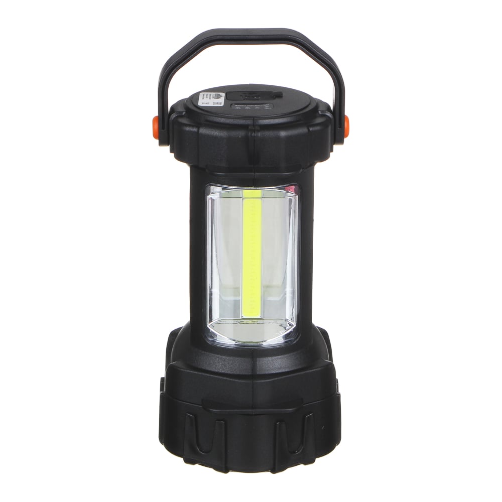 Фонарь ЕРМАК прожектор, 1 LED + 1 COB, 3Вт + 3Вт, аккумулятор 2400мАч, USB, 17х13см, пластик 223-005