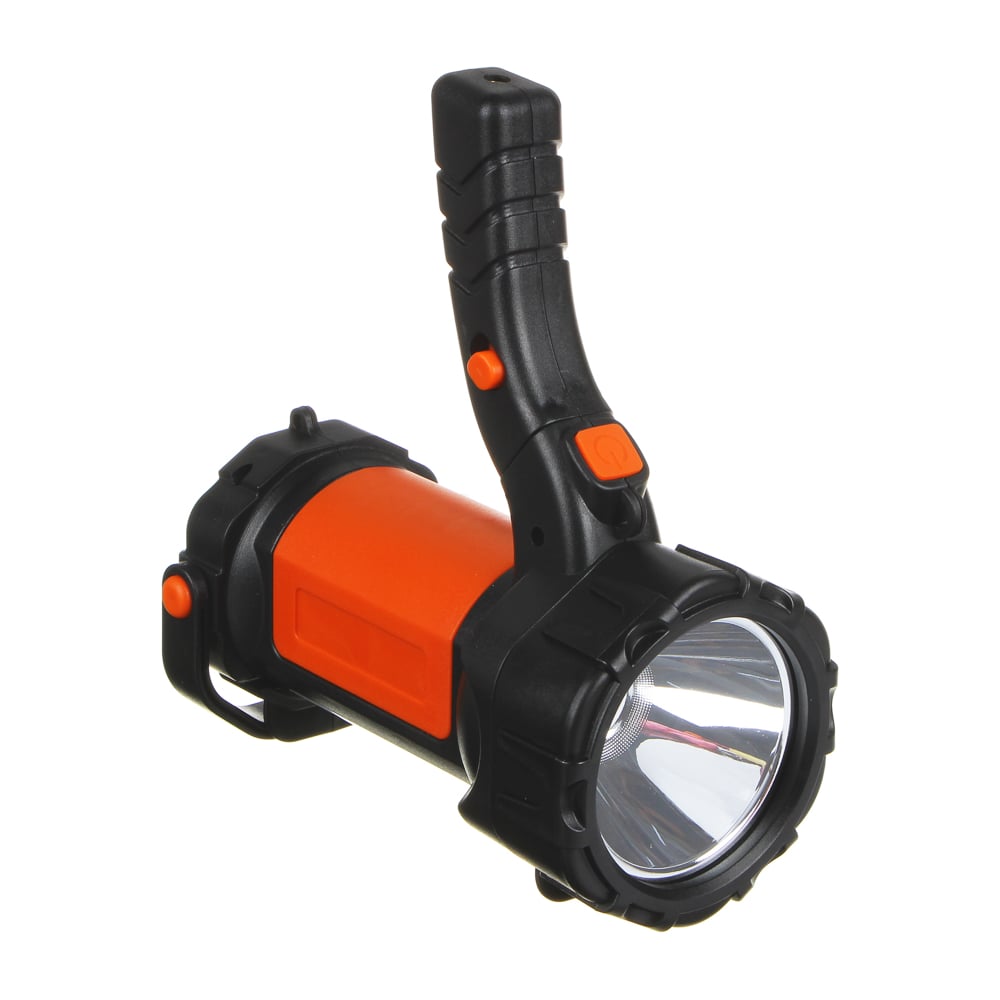 Фонарь ЕРМАК прожектор, 1 LED + 1 COB, 3Вт + 3Вт, аккумулятор 2400мАч, USB, 17х13см, пластик 223-005