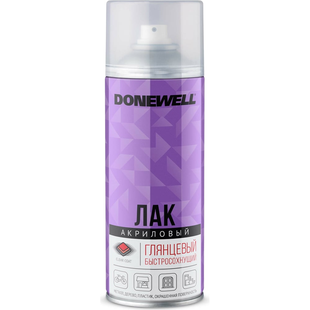 Универсальный лак DONEWELL акриловый глянцевый 520 мл DW-9002