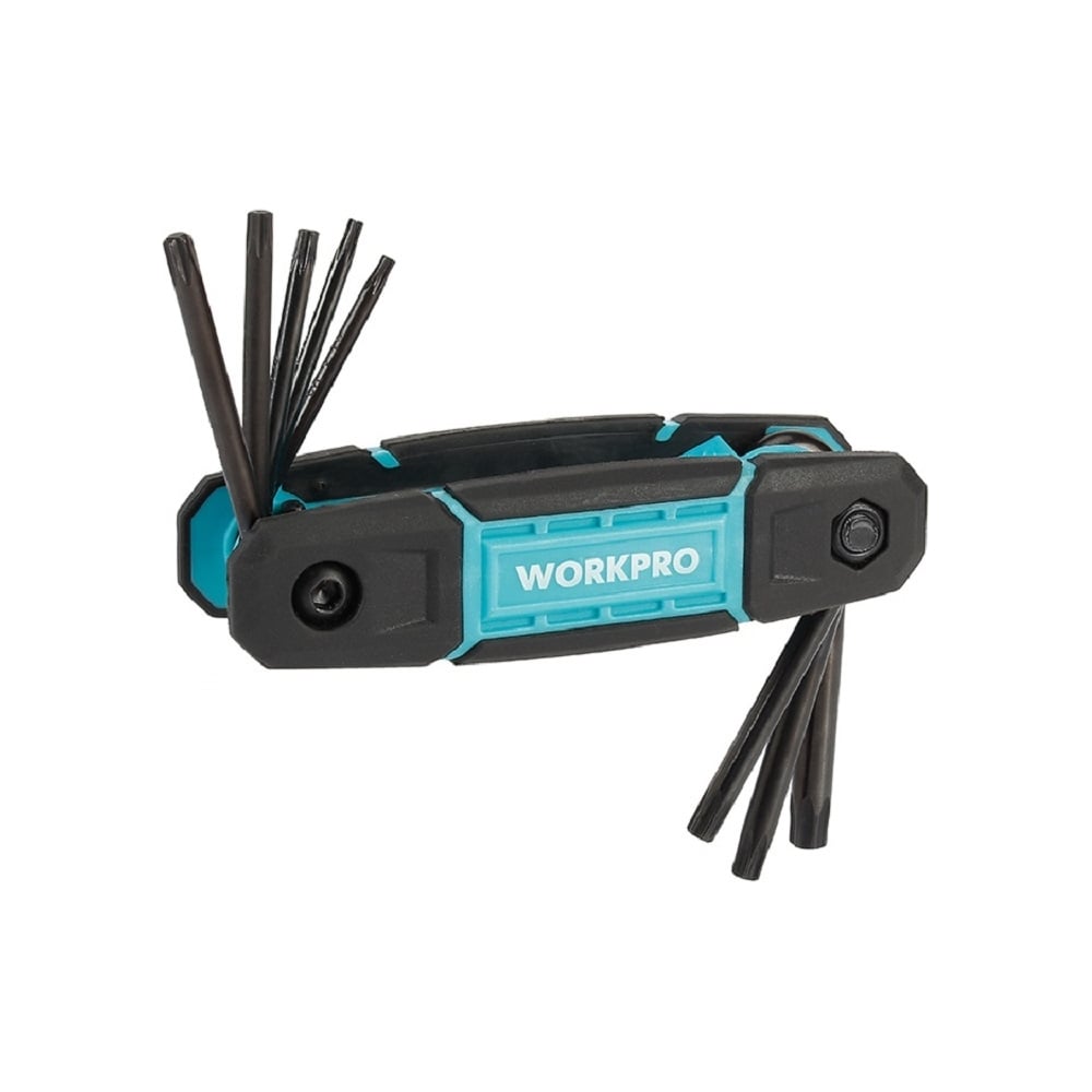 Набор шестигранных ключей WORKPRO TORX, складной, 8 шт.  WP222030
