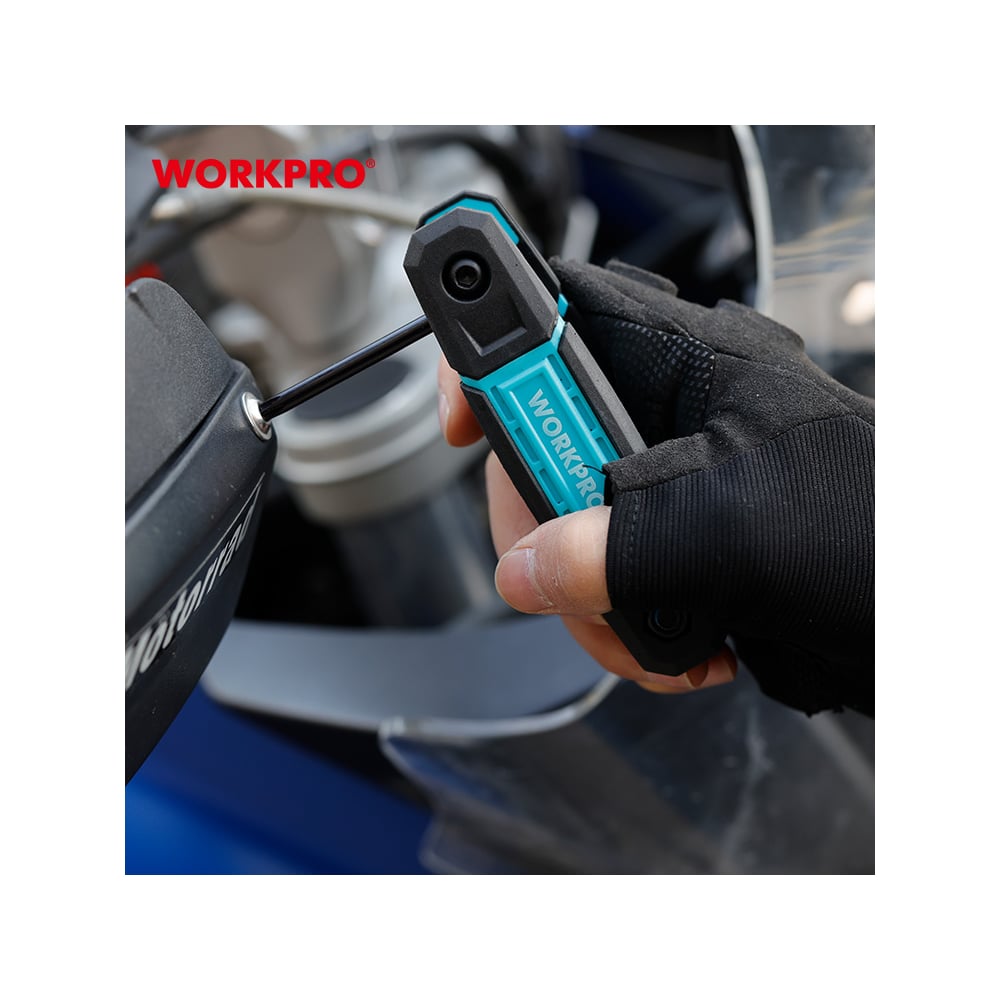 Набор шестигранных ключей WORKPRO TORX, складной, 8 шт.  WP222030