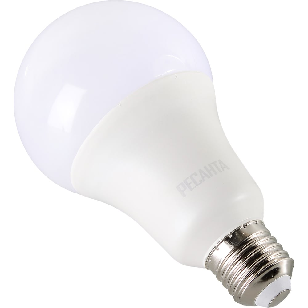 Светодиодная лампа Ресанта LL-R-A80-20W-230-6K-E27 груша, 20Вт, холодный, Е27 76/1/76