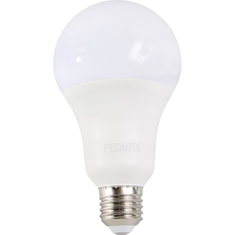 Светодиодная лампа Ресанта LL-R-A80-20W-230-6K-E27 груша, 20Вт, холодный, Е27 76/1/76