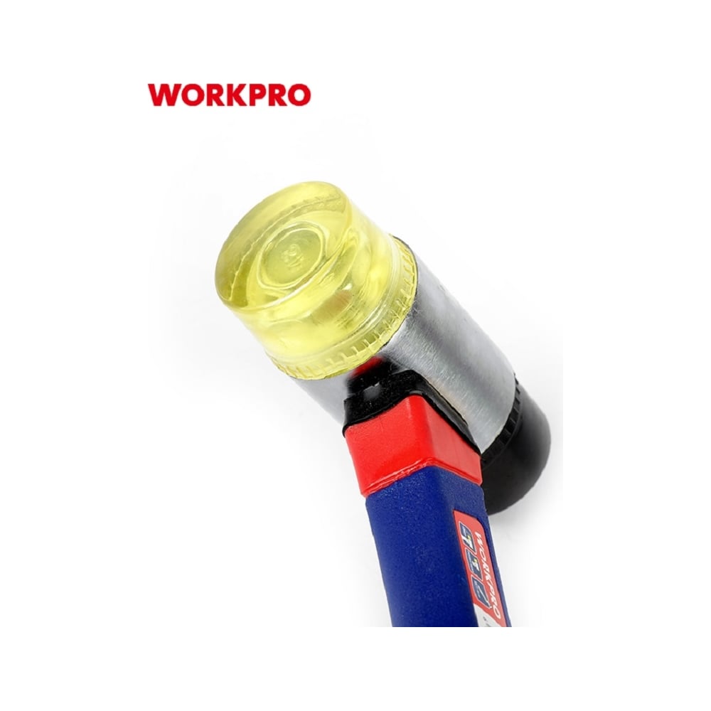 Молоток-киянка WORKPRO двухсторонняя, ПВХ пластик WP241036