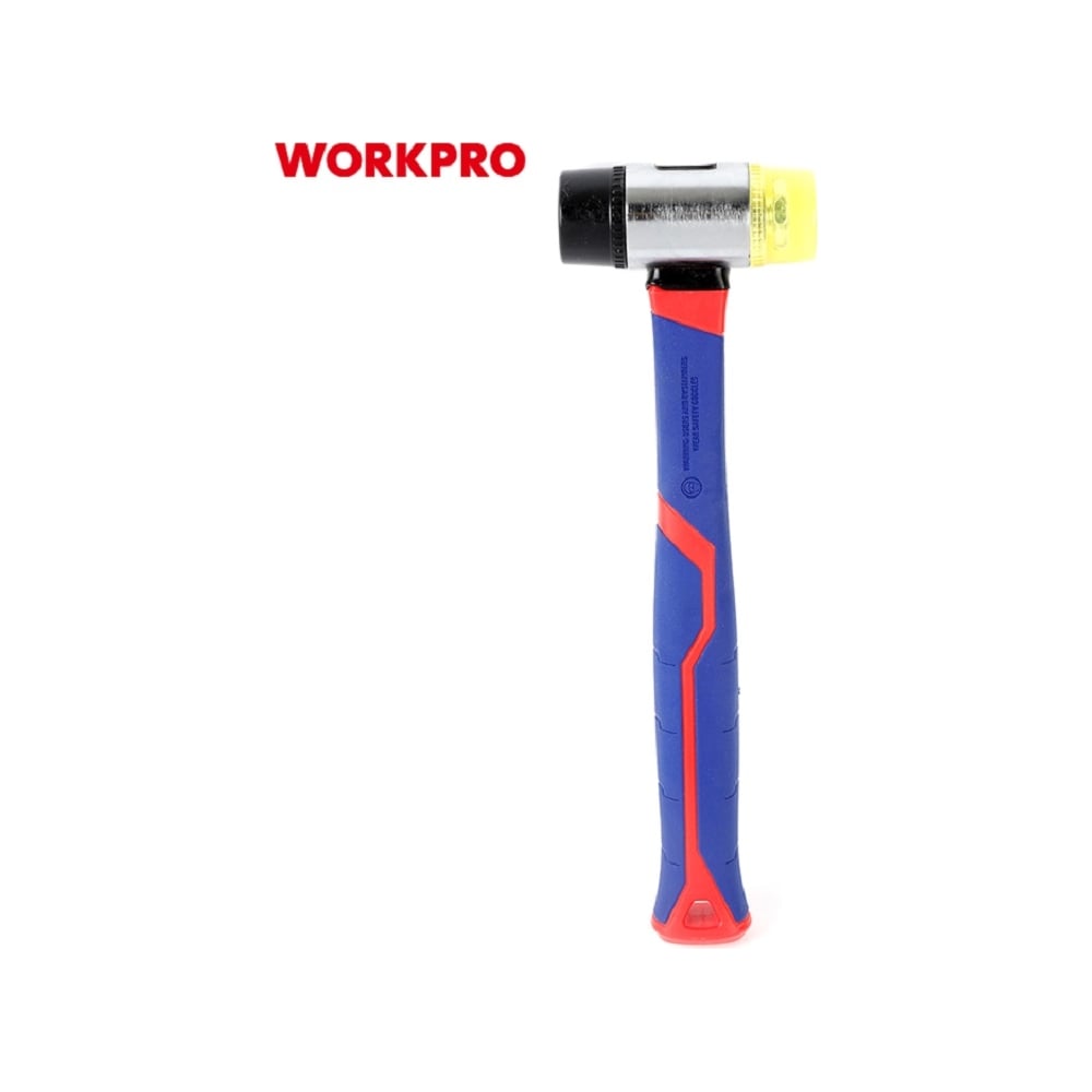 Молоток-киянка WORKPRO двухсторонняя, ПВХ пластик WP241036