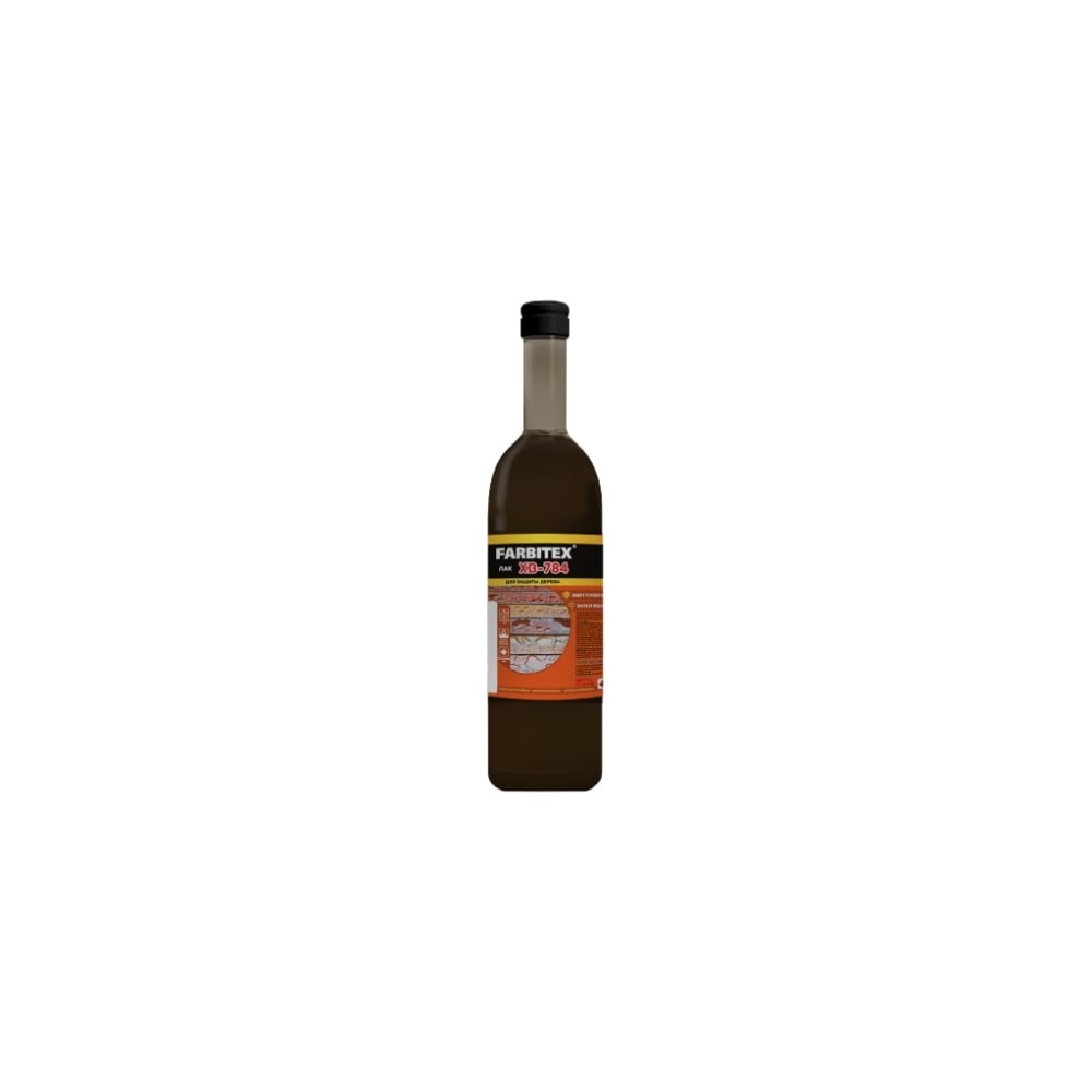 Лак Farbitex ХВ-784 0,5 л, стекло, орех 4100017846