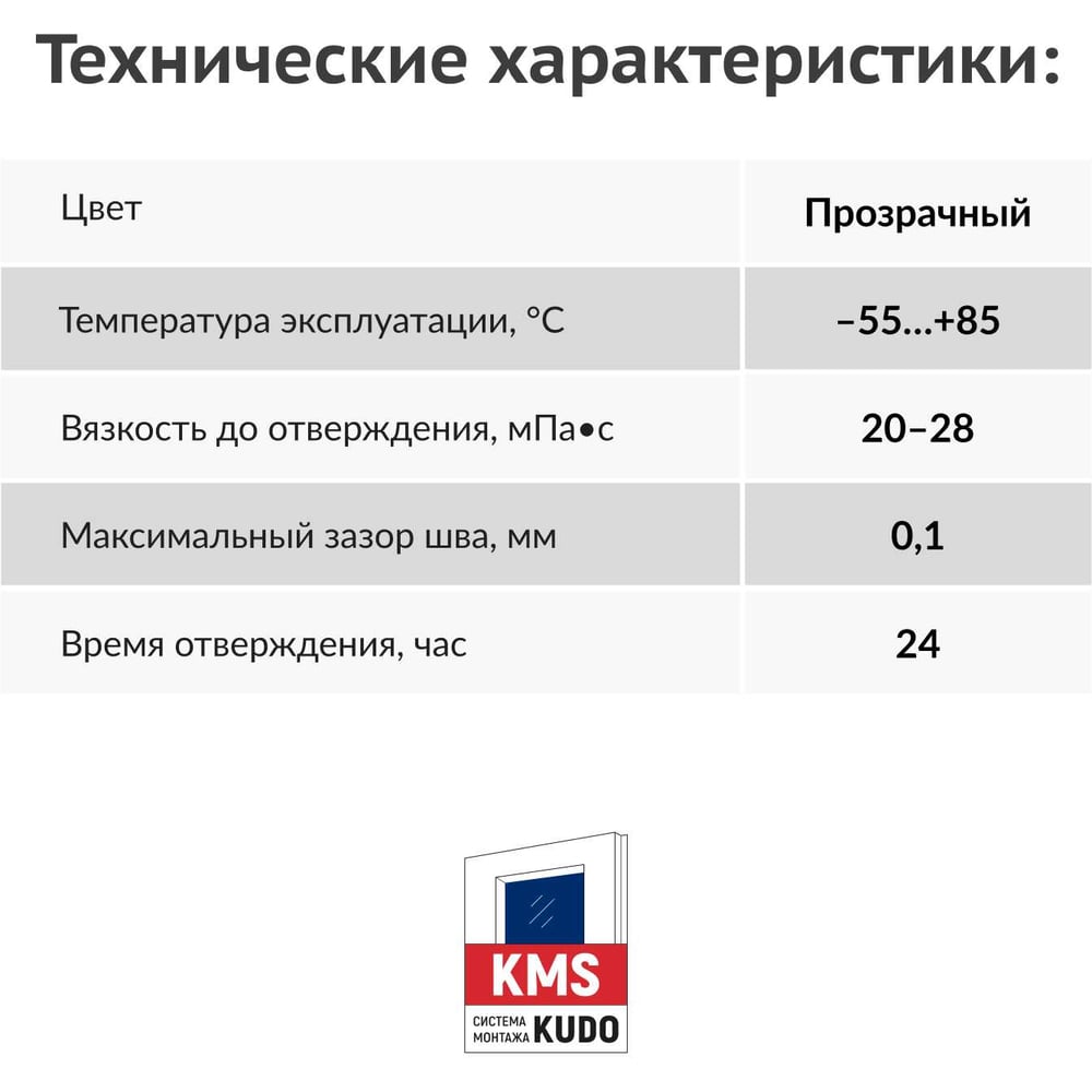 Секундный клей KUDO цианоакрилатный PROFF, 20 гр новинка SMB-020