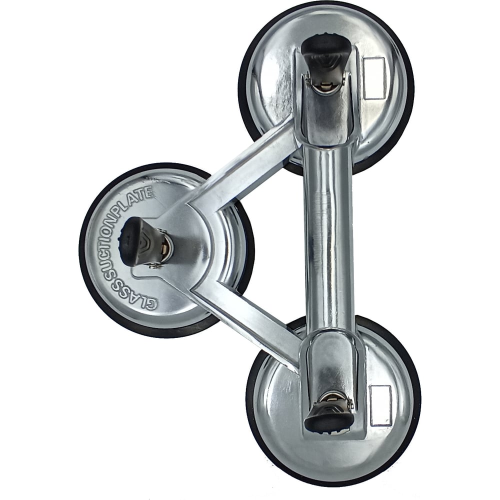 Алюминиевая зажимная тройная присоска для плитки и стекла TRIO-DIAMOND, 118 мм 282003