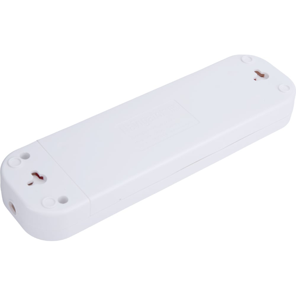 Колодка Navigator 61 587 NCA-BL01-04-X-WH, 4 гнезда, без заземления, АБС-пластик 61587
