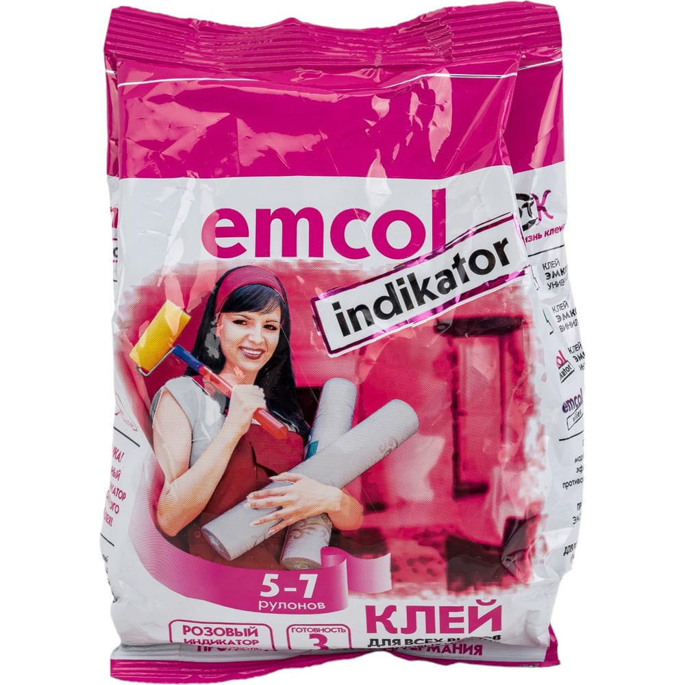 Клей для обоев emcol Индикатор 200 г 4607133680398