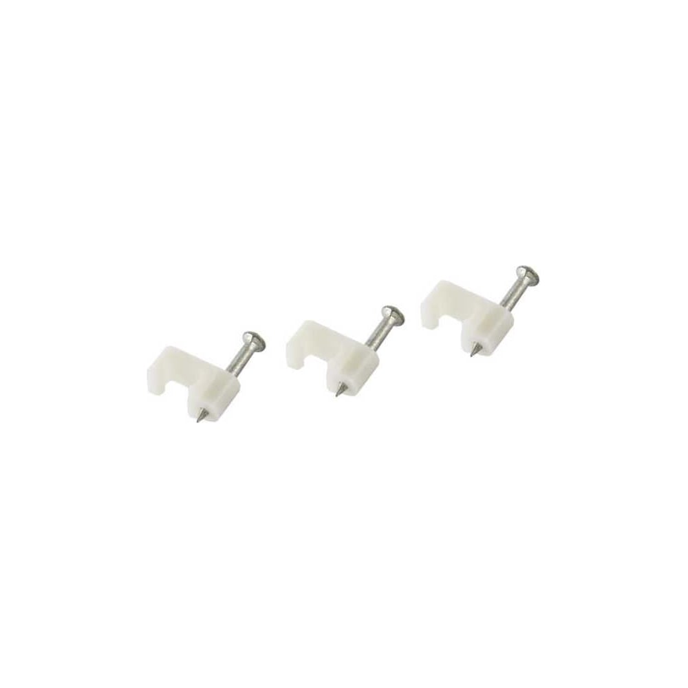 Плоская пластиковая скоба 5мм, 50шт TDM ELECTRIC SQ0513-0009