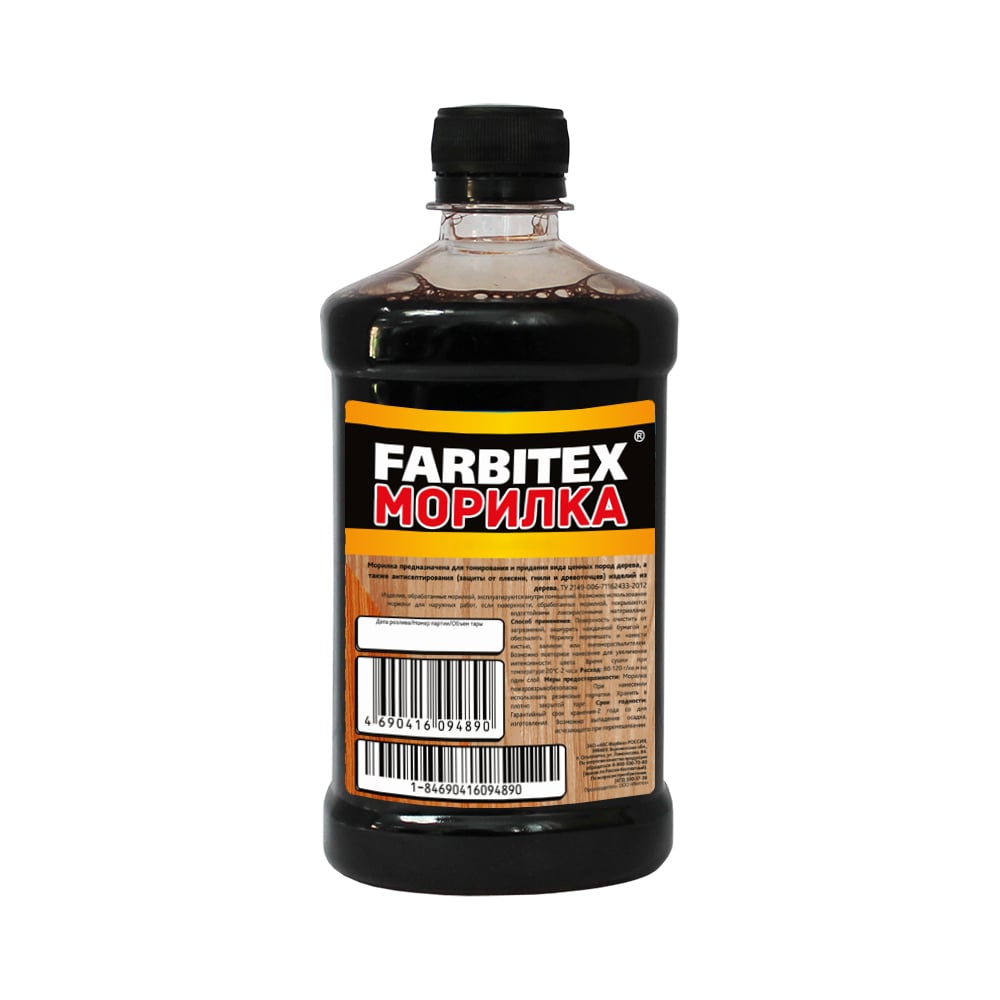 Морилка Farbitex (деревозащитная; водная; 0,5 л; клен) 4100008060