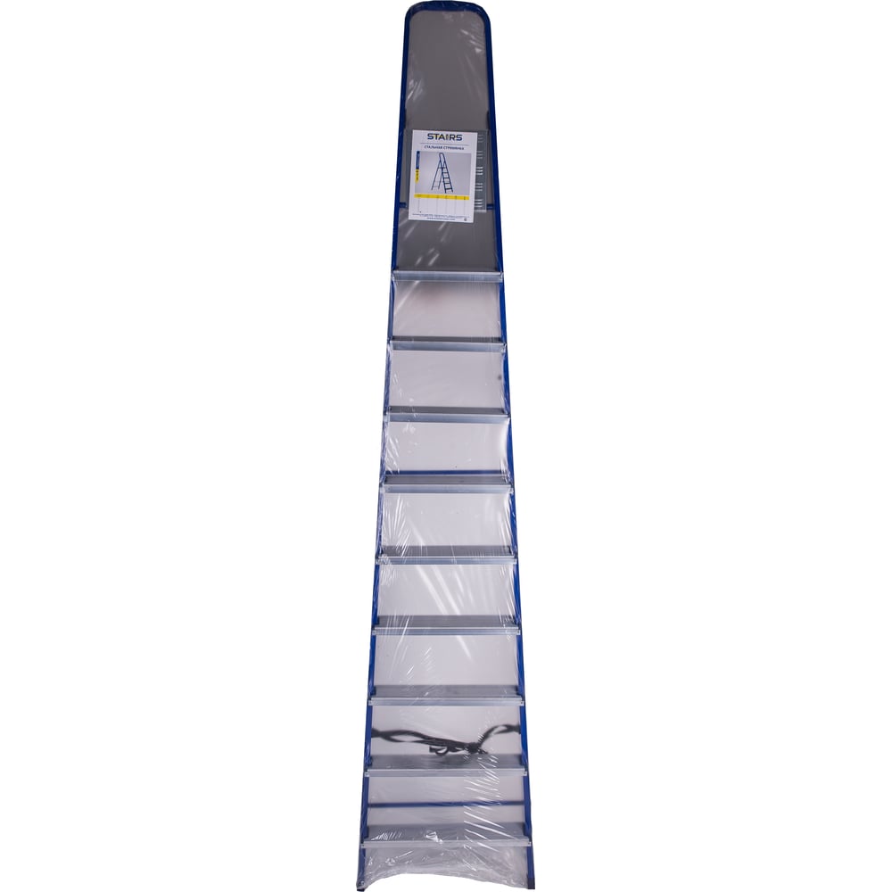 Стремянка STAIRS стальная с алюминиевыми ступенями 10 ступеней CS10