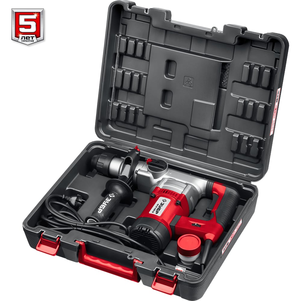 Перфоратор SDS Plus ЗУБР 1500 Вт ПВ-32-1500 ЭВ