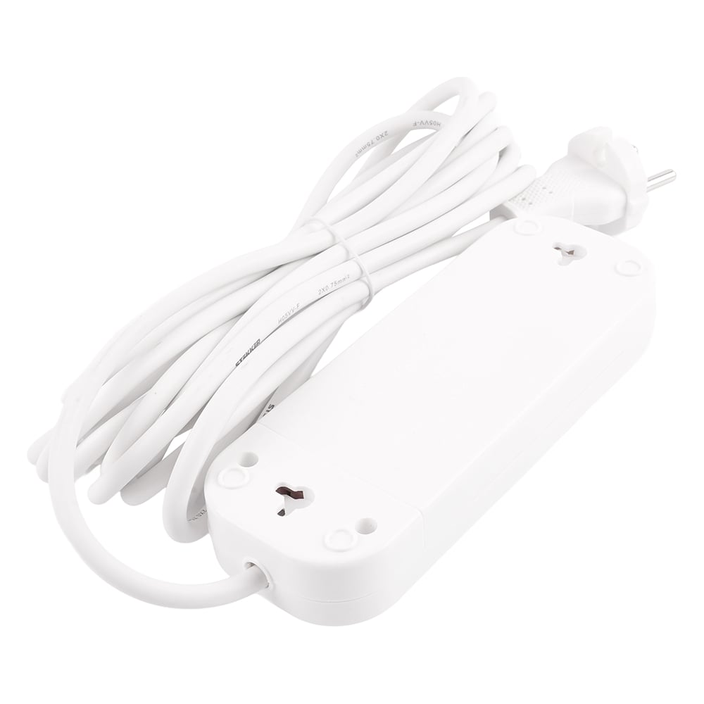 Удлинитель STEKKER 3 гнезда б/з 2x0,75, 1,8м, серия Home HM01-30-02, Ух-10 39209