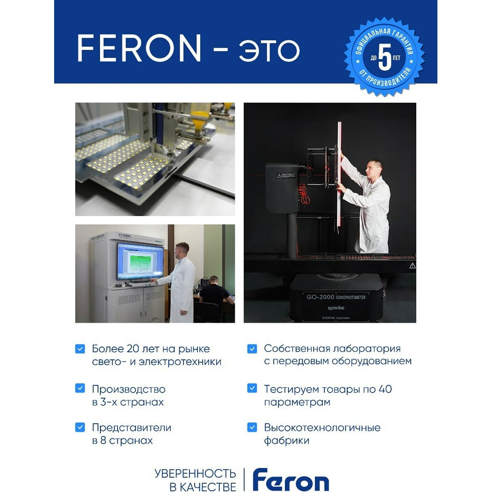 Светильник-ночник c двумя USB выходами и с датчиком освещенности FERON 0,5W, белый FN1122 41021