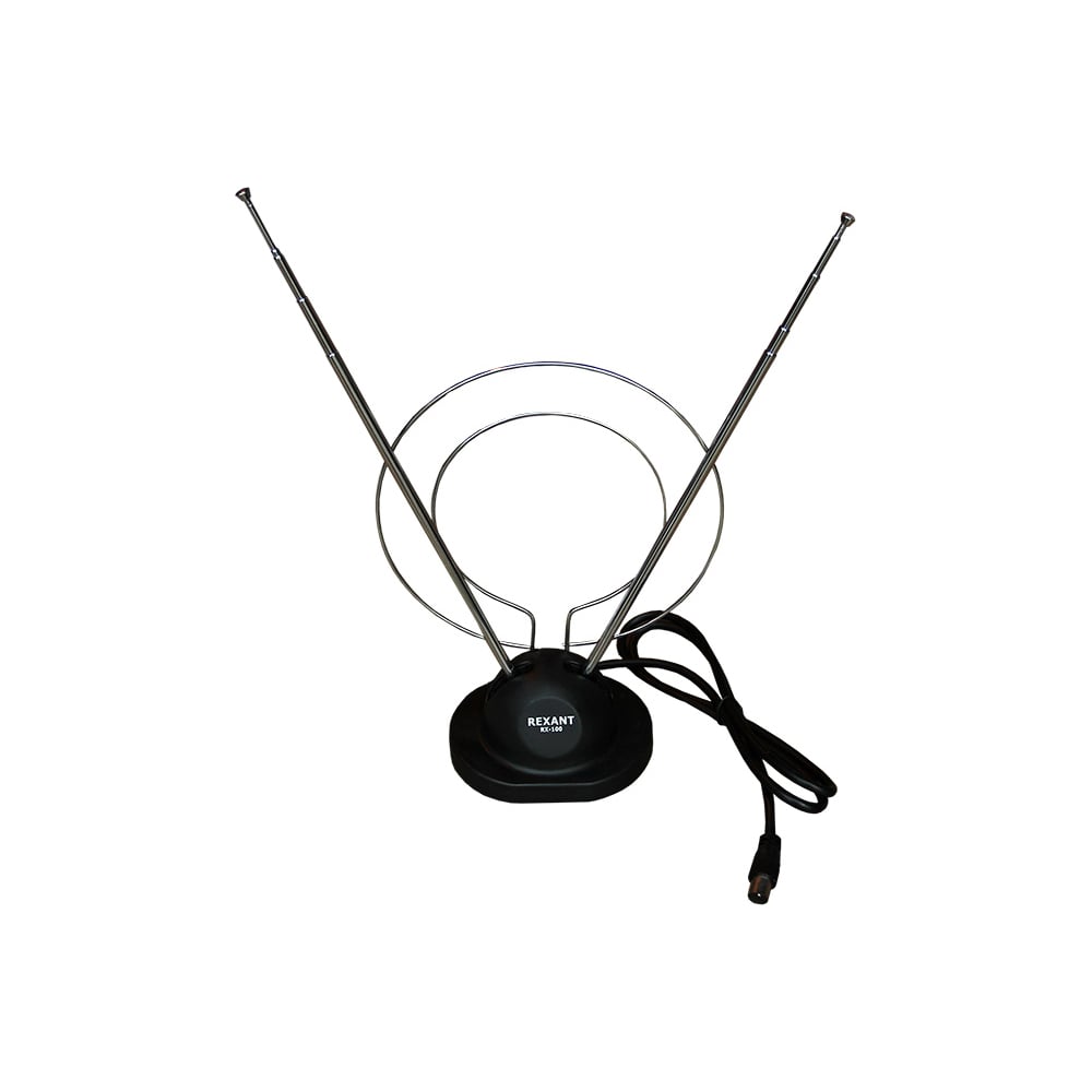 Антенна на подставке с кольцом REXANT VHF UHF 47-860 MHz К RX-100 34-0100
