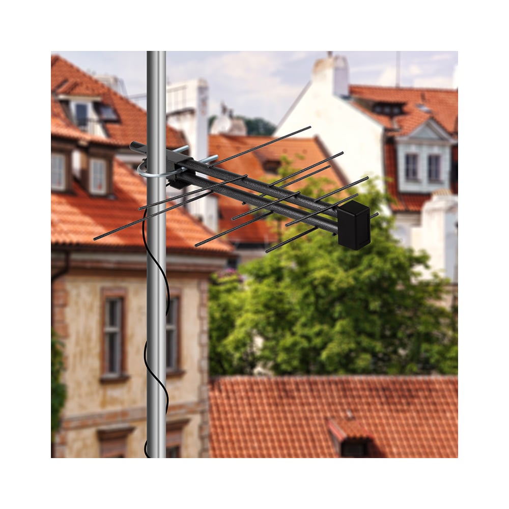наружная ТB антенна для цифрового телевидения REXANT DVB-T2 модель RX-421 пакет 34-0421