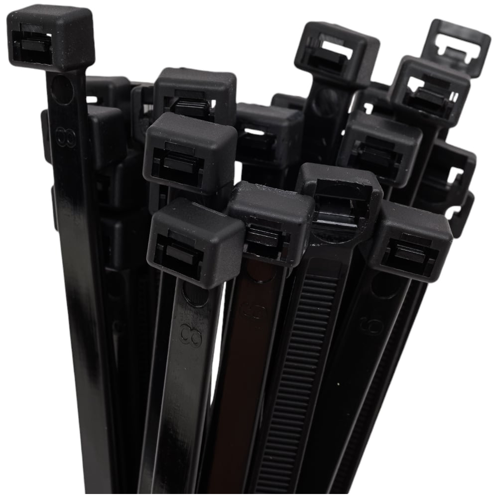 Нейлоновые стяжки FORTISFLEX КСС 9х550 ч 100 шт. 80007