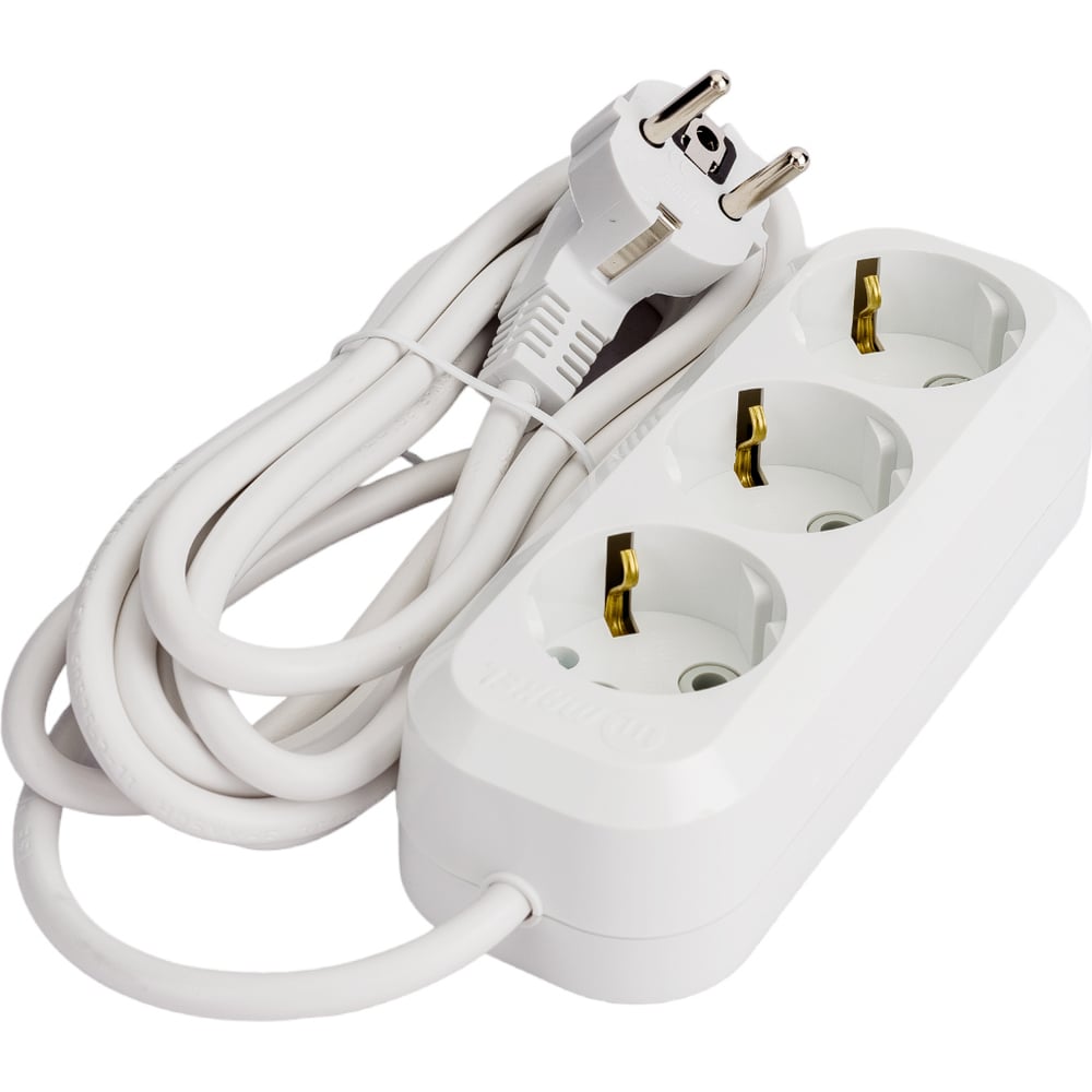 Удлинитель с заземлением 3х3 м Makel 133 MGP133