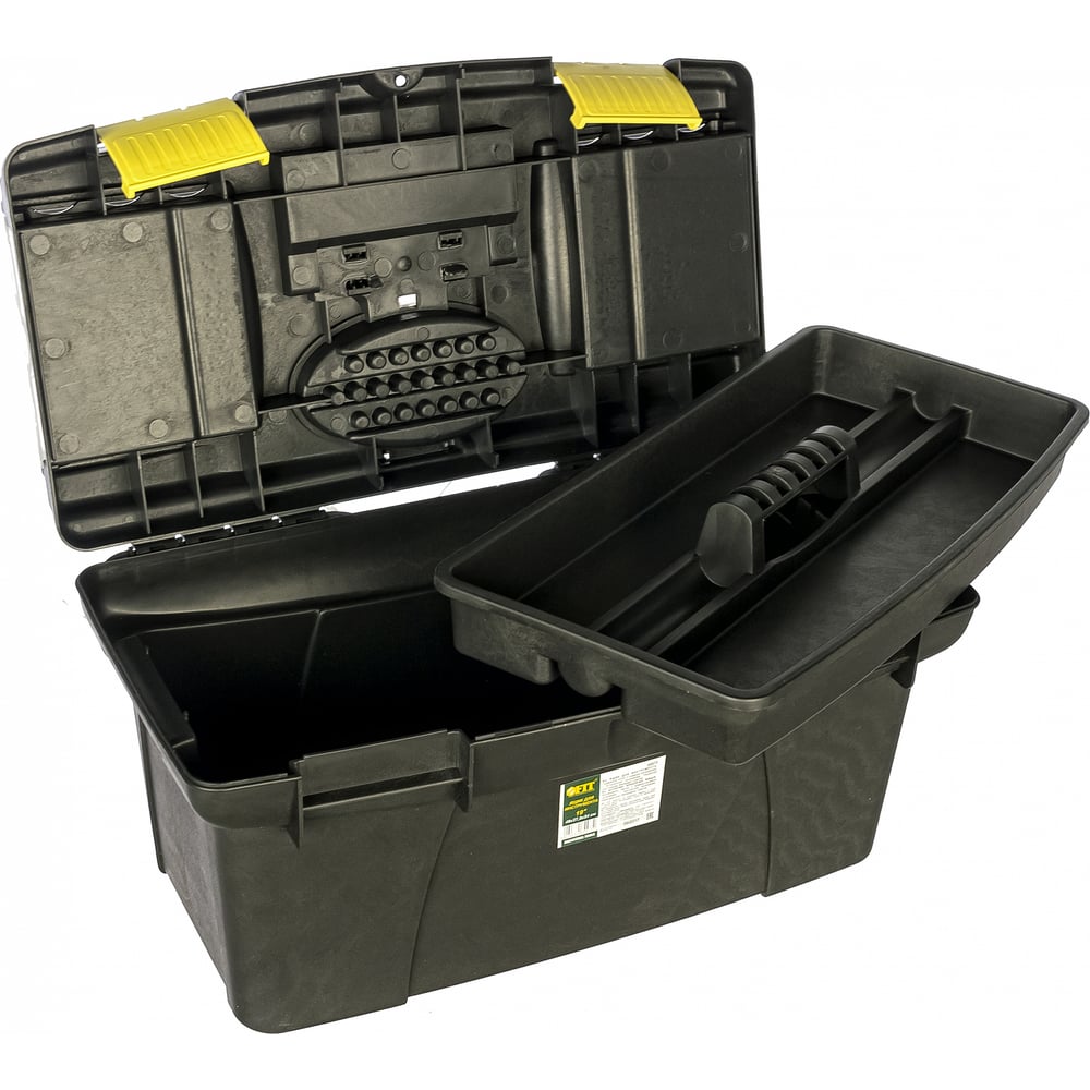 Ящик пластиковый для инструмента 19 (490х275х240 мм) FIT 65573"