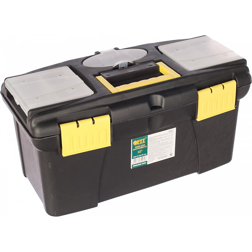 Ящик пластиковый для инструмента 12 (320х175х160 мм) FIT 65571"