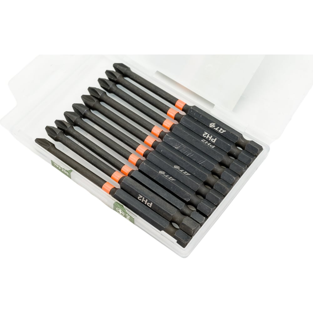 Бита ударная Дело Техники 1/4, PH2 × 90 мм, 10шт. 793255