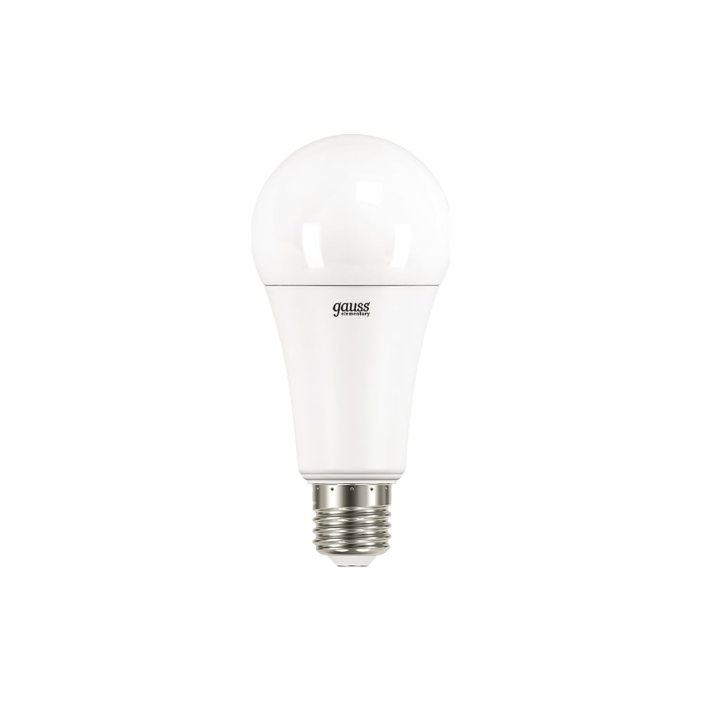 Лампа Gauss LED Elementary A67 30W E27 3000K 1/10/50 SQ 73219
