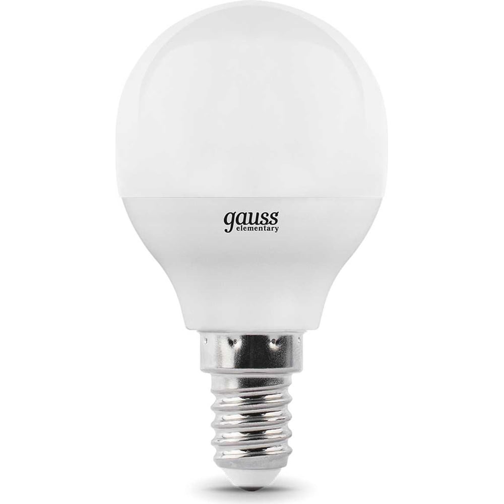 Лампа Gauss LED Elementary Шар 10W E14 880lm 3000K 53110